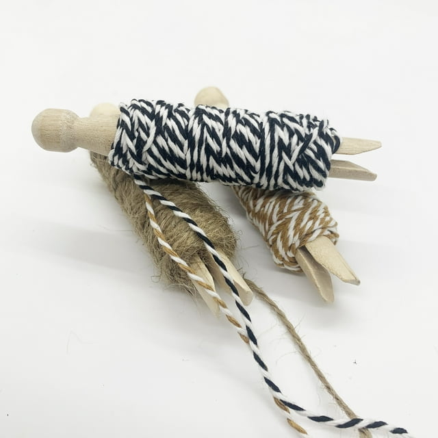 Hello Hobby Baker Twine Material, Jute, Neutral, & Black, Features 3
