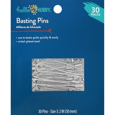 Hello Hobby Basting Pins, Size 3, 30 Count
