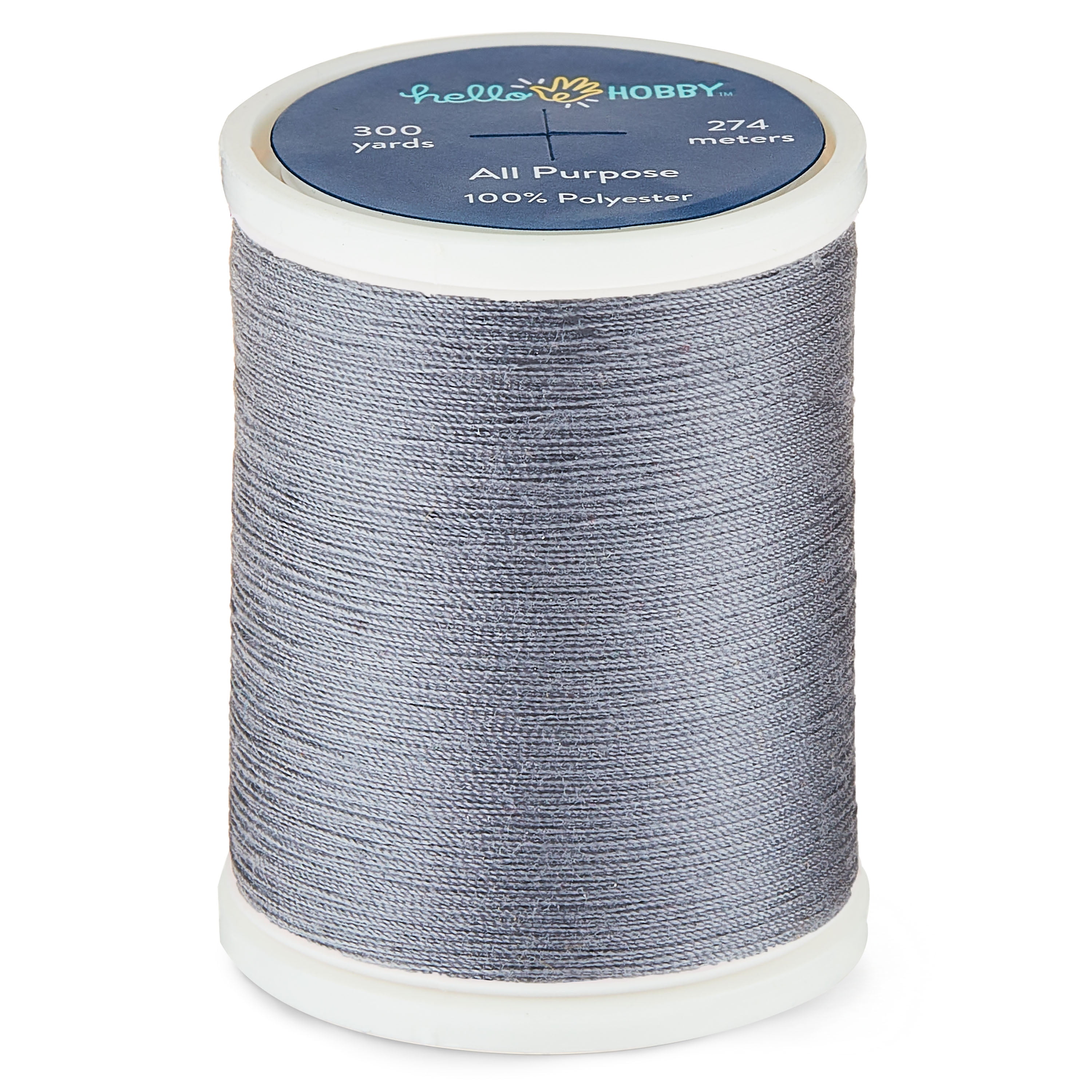 Hello Hobby Bluish Gray All Purpose Thread