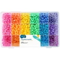 thumbnail image 1 of Hello Hobby - Bright & Sparkle Pony Bead Box - 2300 Pieces - USHH6704, 1 of 6
