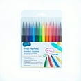 thumbnail image 1 of Hello Hobby Brush Markers with Washable Ink, Bullet Tip, Classic Colors, 12Pcs, #40137, 1 of 3