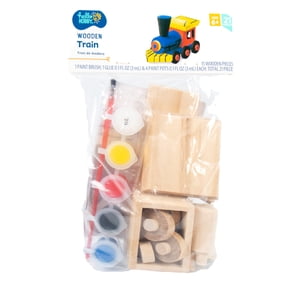 Hello Hobby Build Your Own Wood Train, 21 Pieces