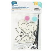 Hello Hobby Butterfly Wind Chime Painting Kit, Child Craft, 6.69 in x 4.33 in