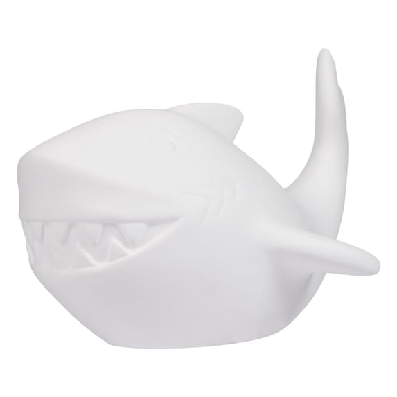 Hello Hobby Ceramic Paintable Figurine Shark, 5.75" x 3.85" x 3.85" White Craft Base, New