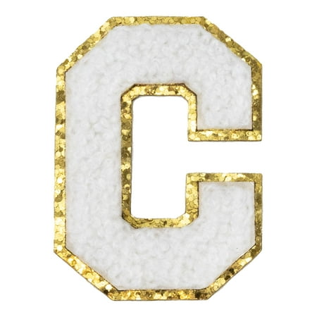 Hello Hobby Chenille C White Patch