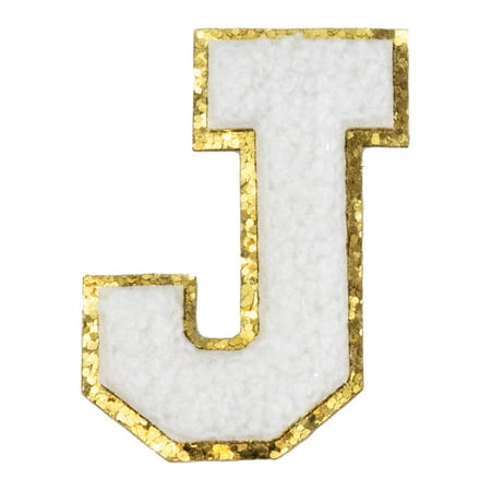 Hello Hobby Chenille J White Patch