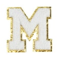 thumbnail image 1 of Hello Hobby Chenille M White Patch, 1 of 8