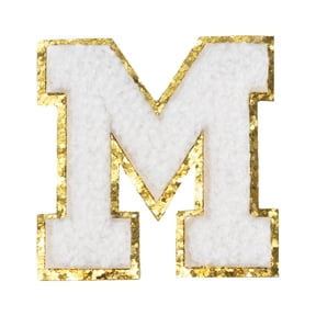 Hello Hobby Chenille M White Patch