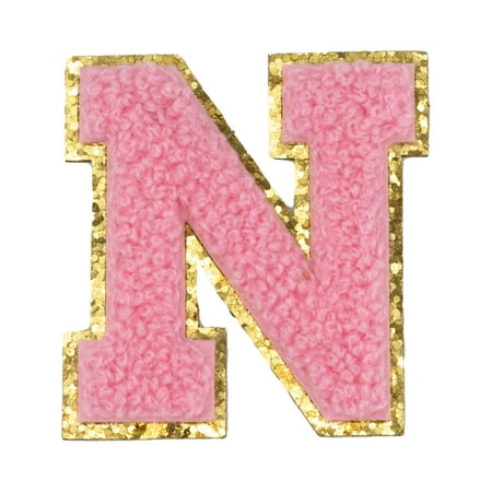 Hello Hobby Chenille N Pink Patch