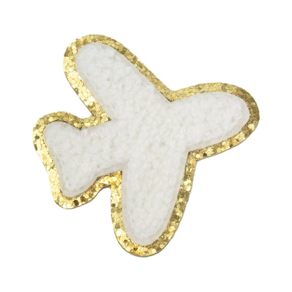 Hello Hobby Chenille Plane White Patch