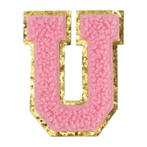 Hello Hobby Chenille U Pink Patch