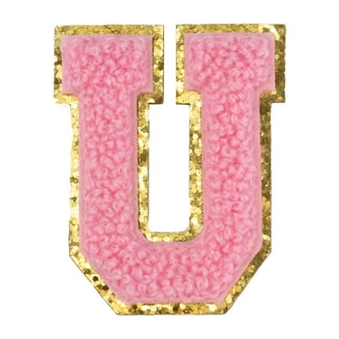 Hello Hobby Chenille U Pink Patch