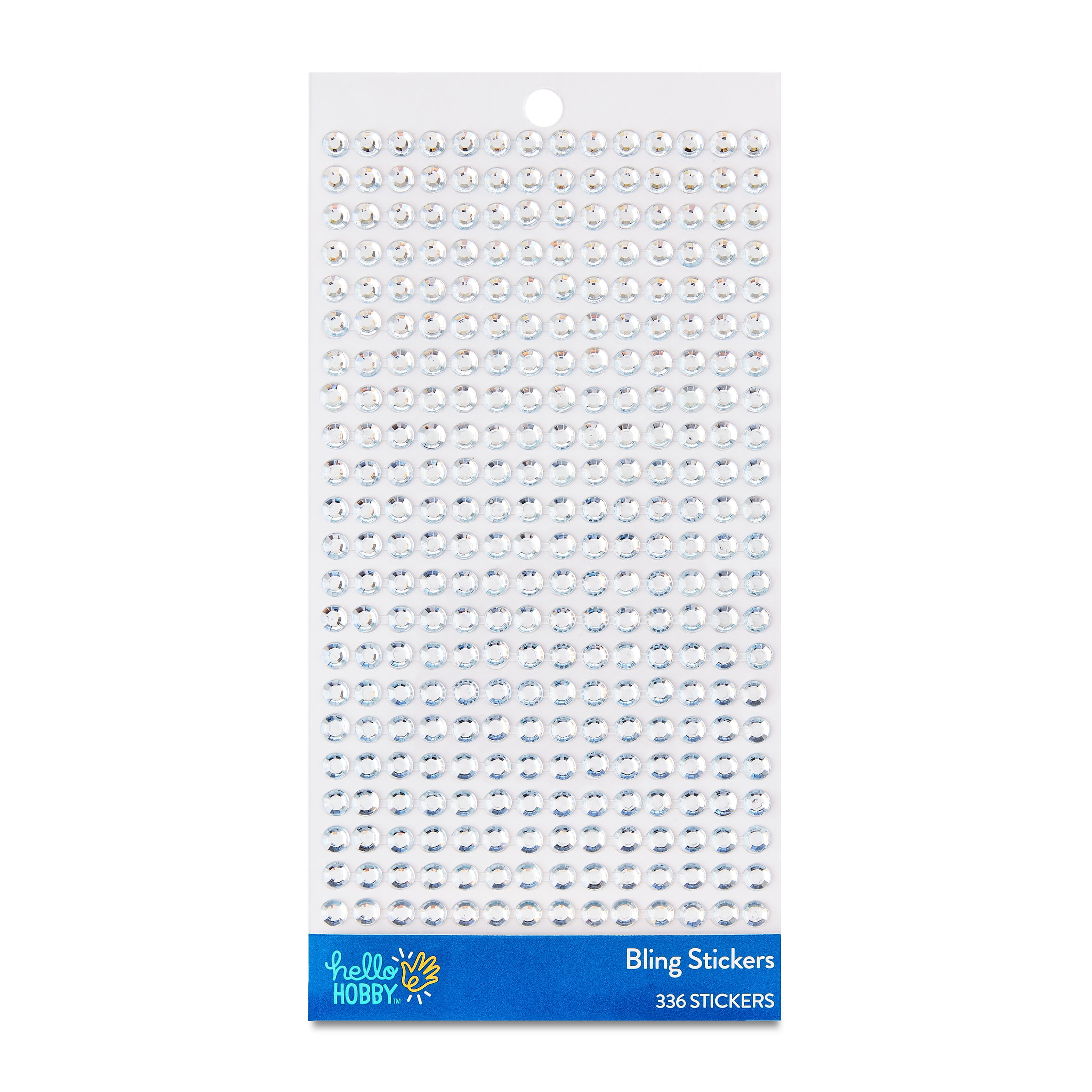 Hello Hobby Clear Gem Bling Stickers, 336 Count Sparkle Shine ...