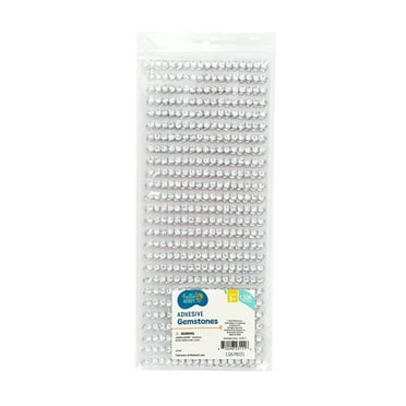 Hello Hobby Clear Round Acrylic Stickers - 1326 Piece Scrapbooking Embellishments No Stone