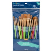 Hello Hobby - 15pc Gold Taklon Variety Craft Brush Set
