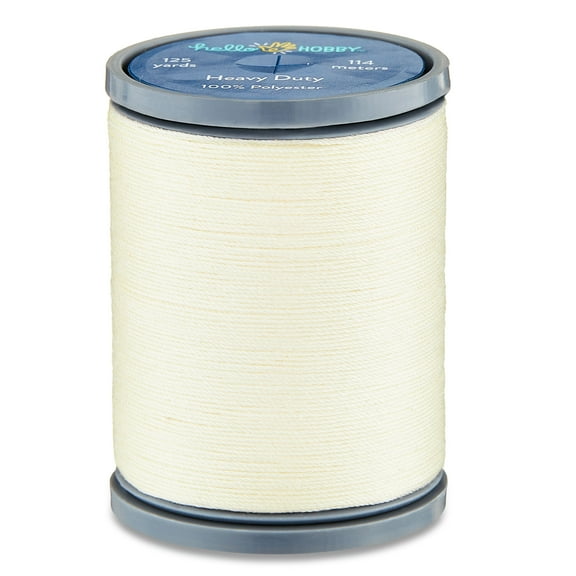 Hello Hobby Cream White 100% Polyester Thread