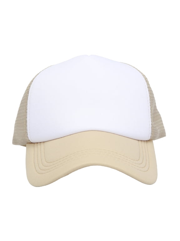 Fashion Trucker Hat, Tan