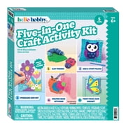 Hello Hobby Five-in-One Arts and Crafts Kit for Kids