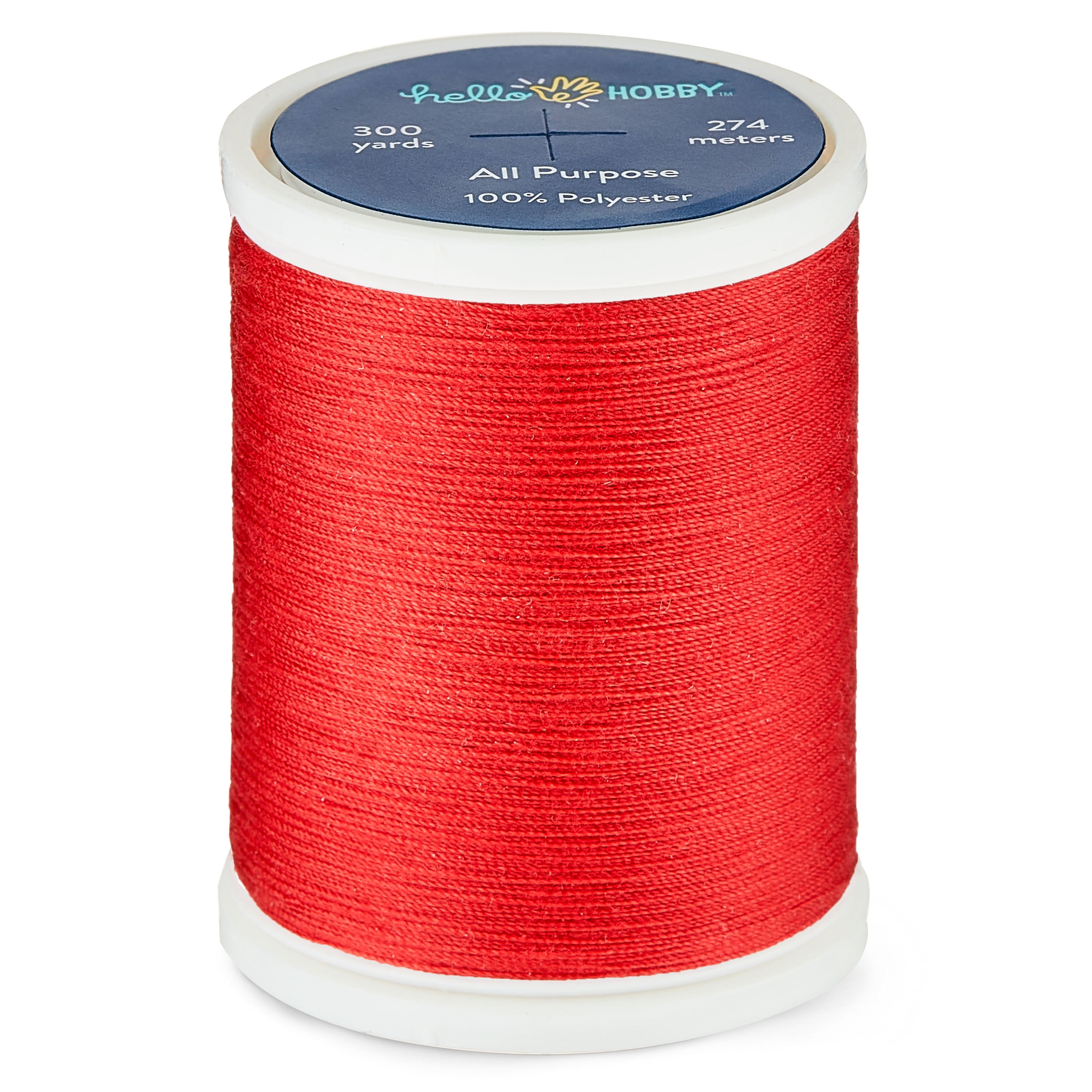 Hello Hobby Flame Red All Purpose Thread