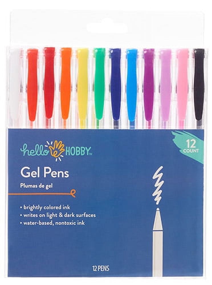 HELLO SUMMER - GEL PEN - PINK DISPLAY 16 PCS - Pen Paper Gift