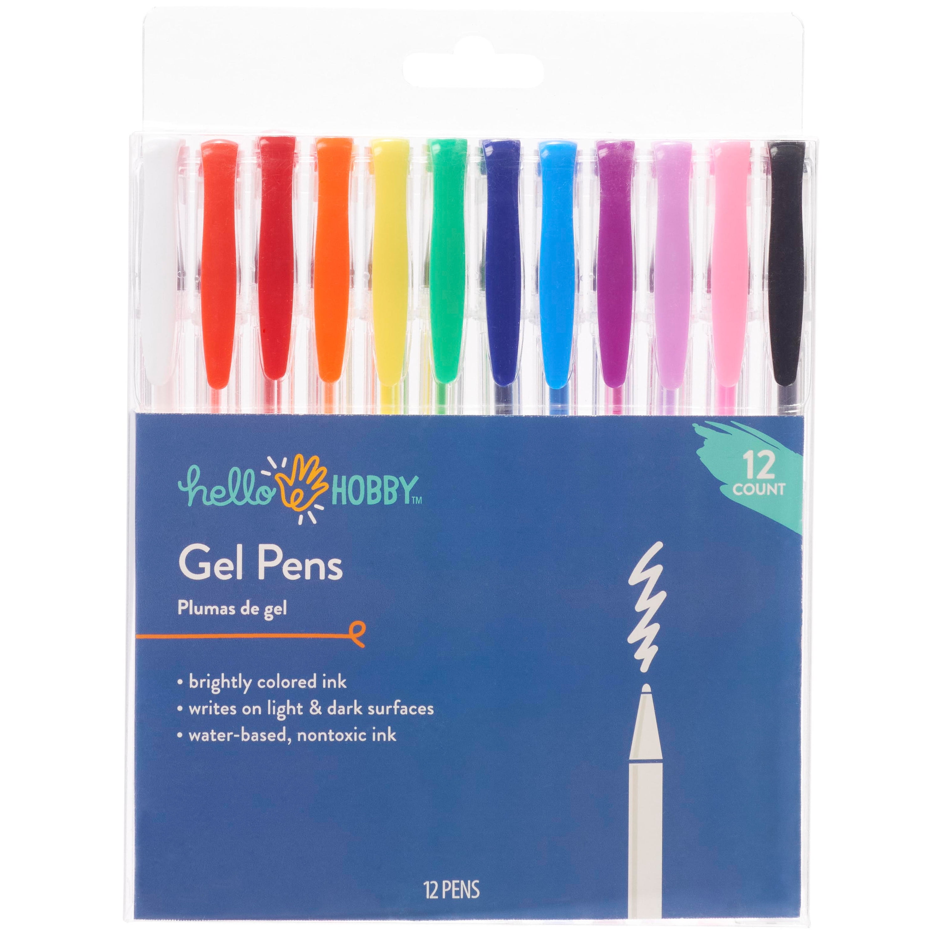  ARTEZA Retractable Gel Pens, Quick-Drying Black Ink, 0.7mm  Medium Point, 24 Pack, Perfect for Smooth Writing, Note-Taking, College  School Supplies, Business Supplies, Office Essentials, and Journaling :  Office Products