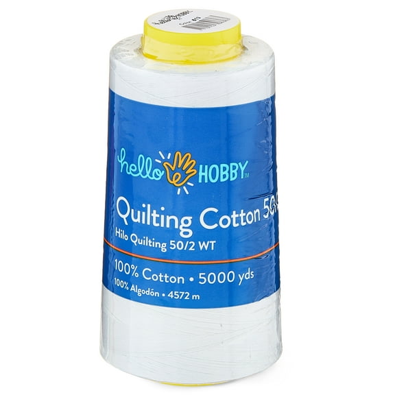 Hello Hobby Glacier Gray Pima Cotton Thread, 50/2 WT