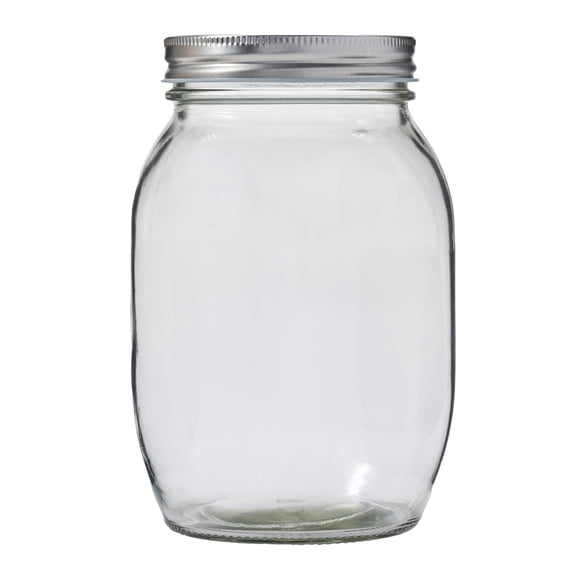 Hello Hobby Glass Mason Jar, 32 oz
