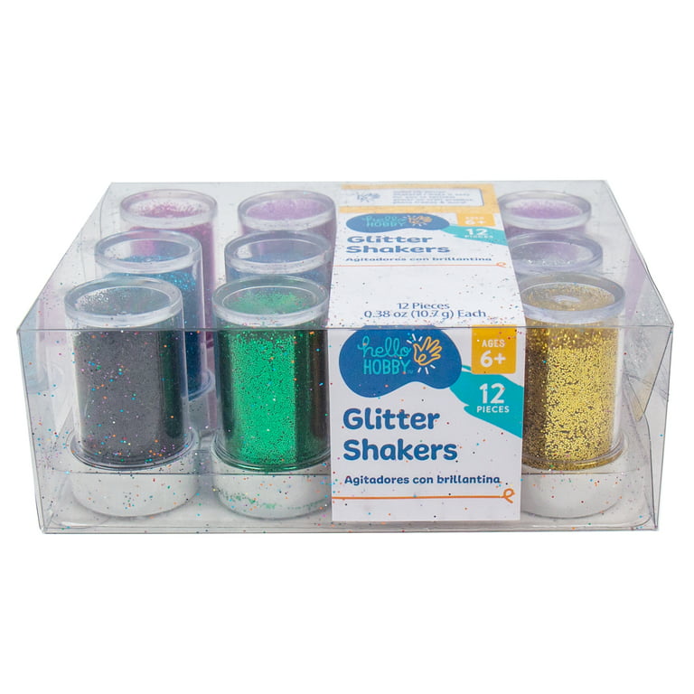 Hello Hobby Glitter Shakers, 12-Pack