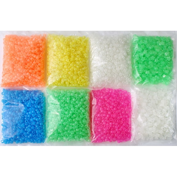 Hello Hobby- Glow Star & Pony Bead Bundle- 4980 Beads