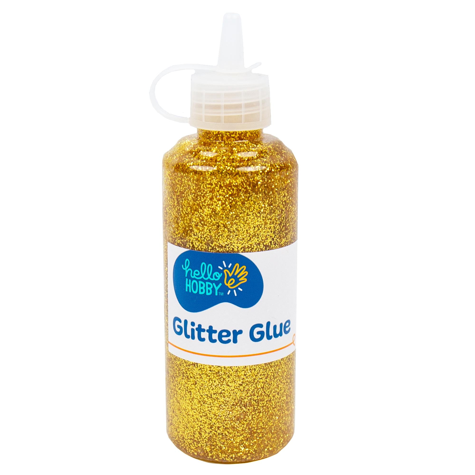 Hello Hobby Silver Glitter Glue, 2.9 oz.