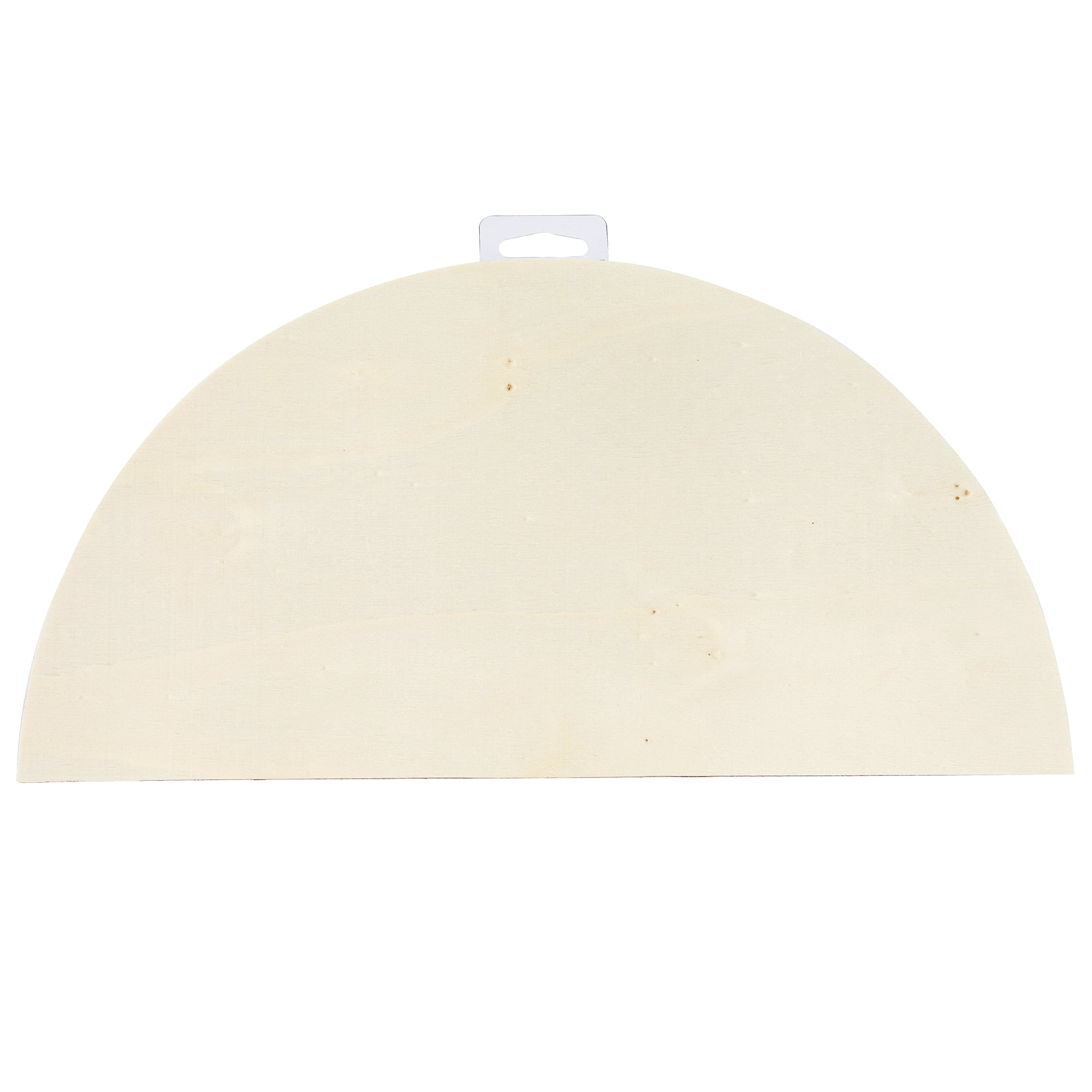 Hello Hobby 12" x 6" Half Circle Unfinished Wooden Craft Shape