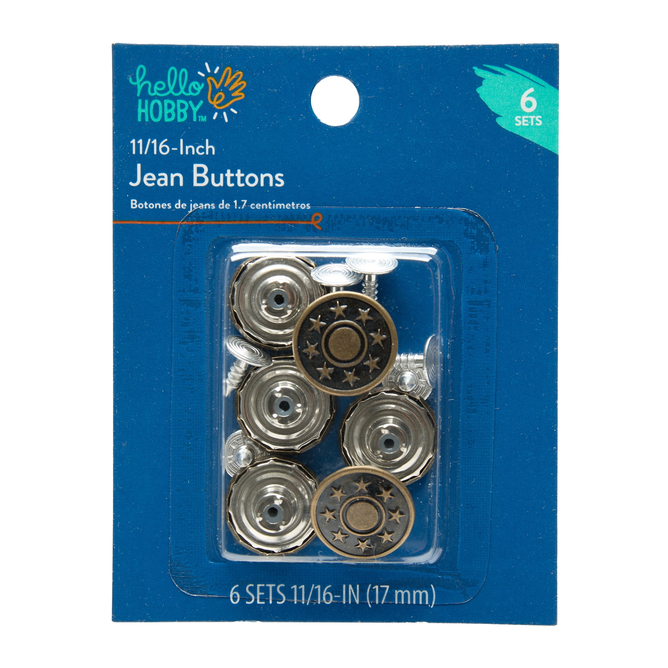 user_1314ea71 75周年記念ピンバッチ　セミコンプ Blue Moon Beads Sewing Fasteners, Coiless Safety Pin