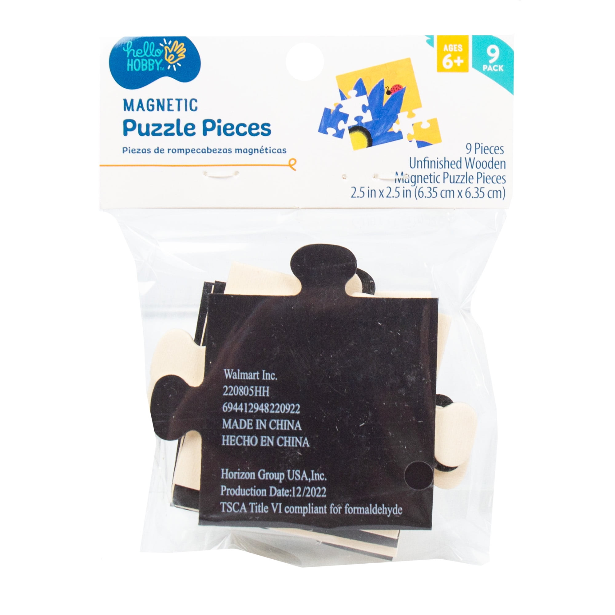Hello Hobby Puzzle Pieces, 9Pack