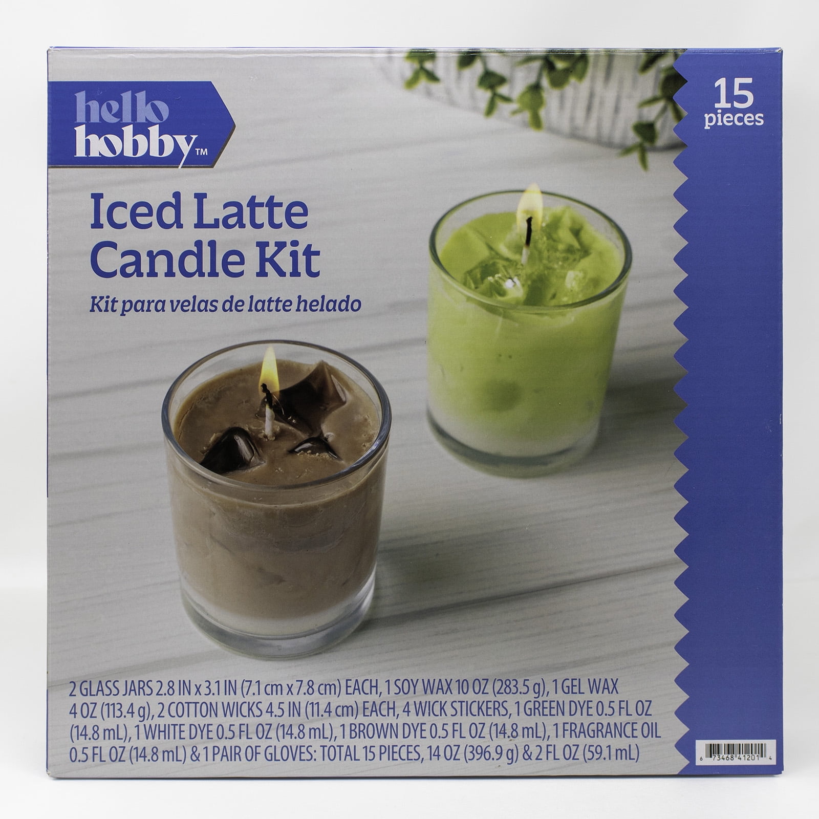 Hello Hobby Make Your Own Iced Latte Candle Kit, Makes Two