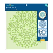 Sizzix Layered Stencils - Around The Block Geometric Design By Stacey Park
