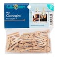 thumbnail image 1 of Hello Hobby Mini Wooden Clothespins, 50-Pack, 1 of 5