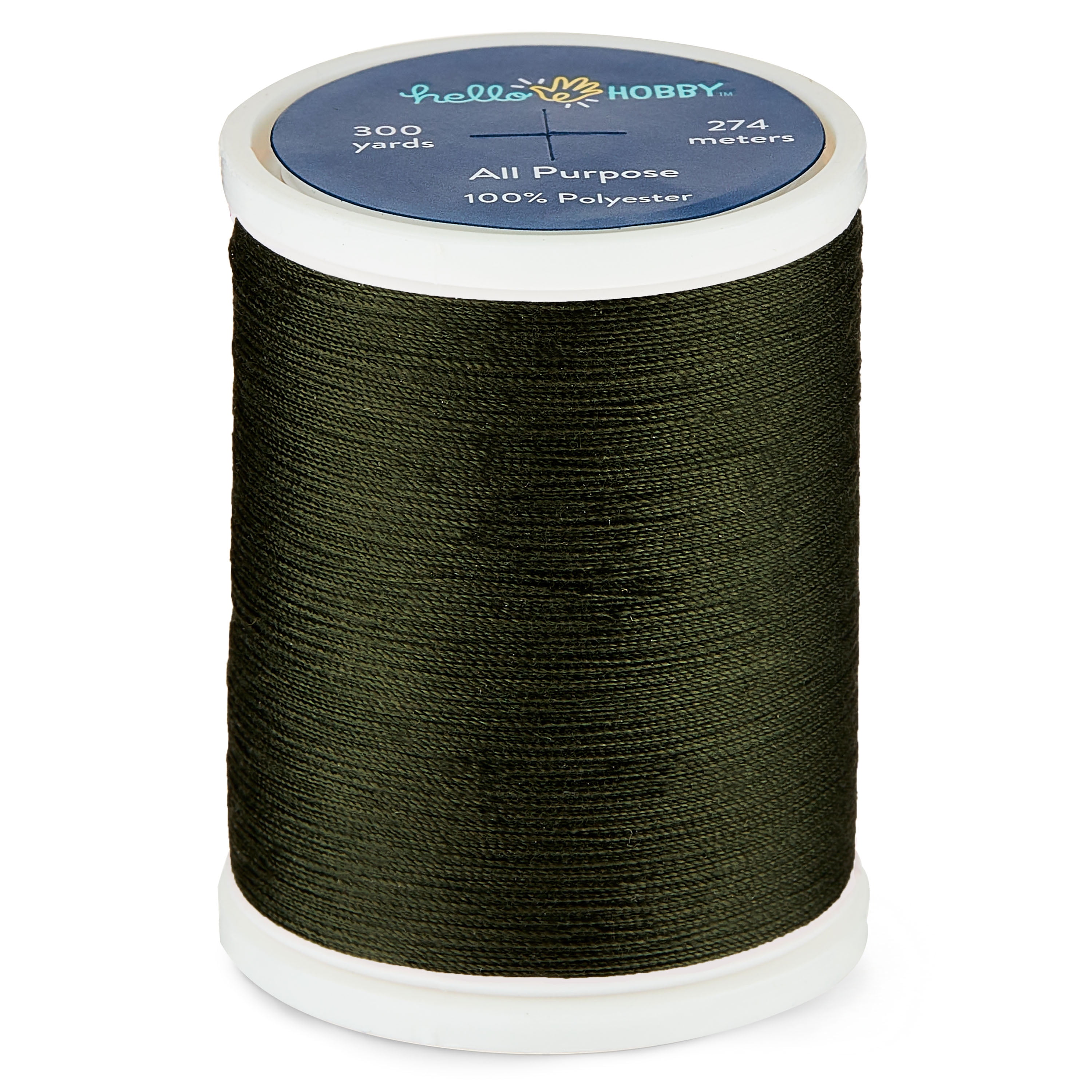 Hello Hobby Moss 100% Polyester All Purpose Thread, 300 Yards - Walmart.com