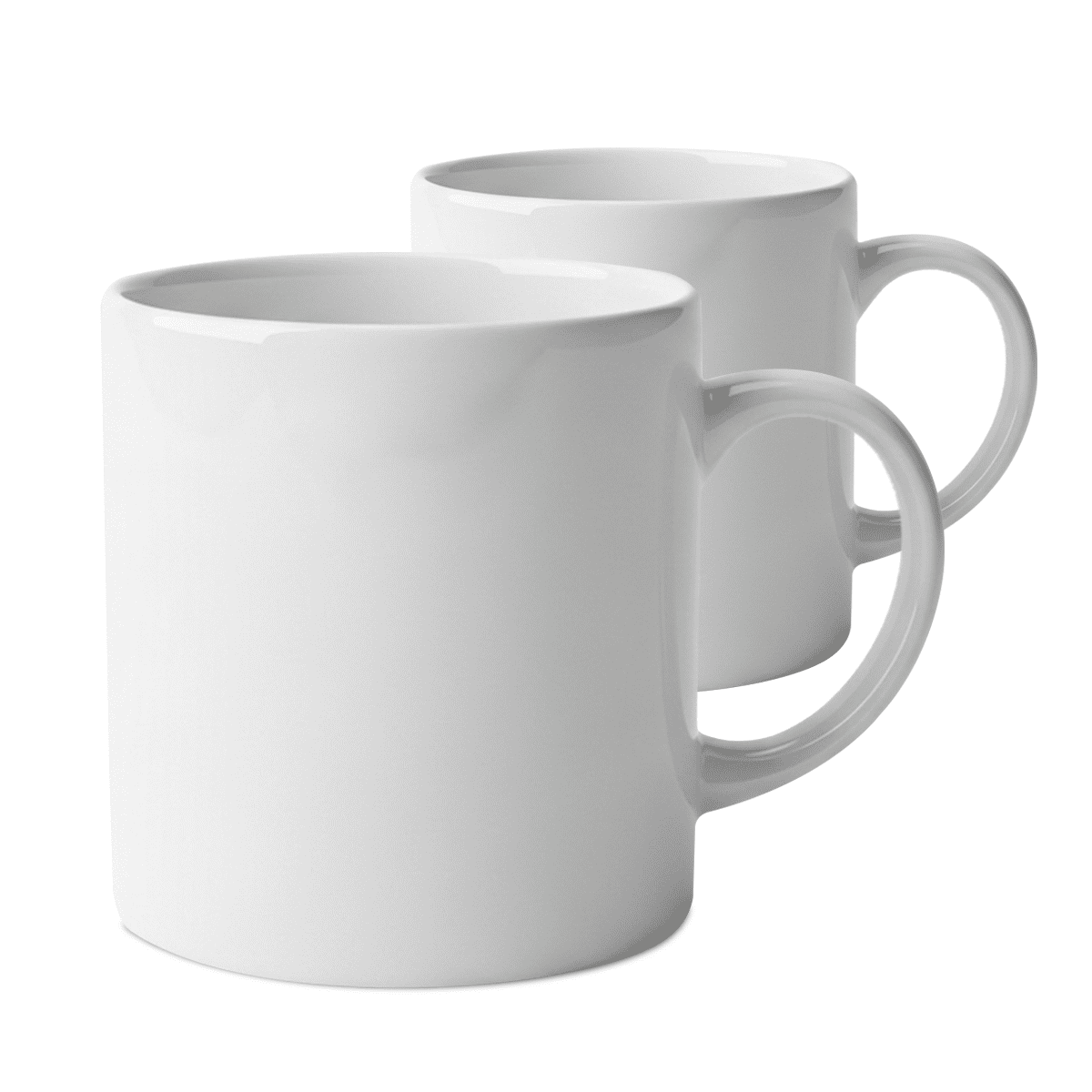 Hello Hobby Skinny Sublimation Mug 20 oz Stainless Steel, White, Set of 2
