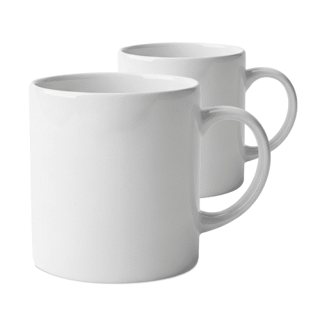 Hello Hobby Skinny Sublimation Mug 20 oz Stainless Steel, White, Set of 2