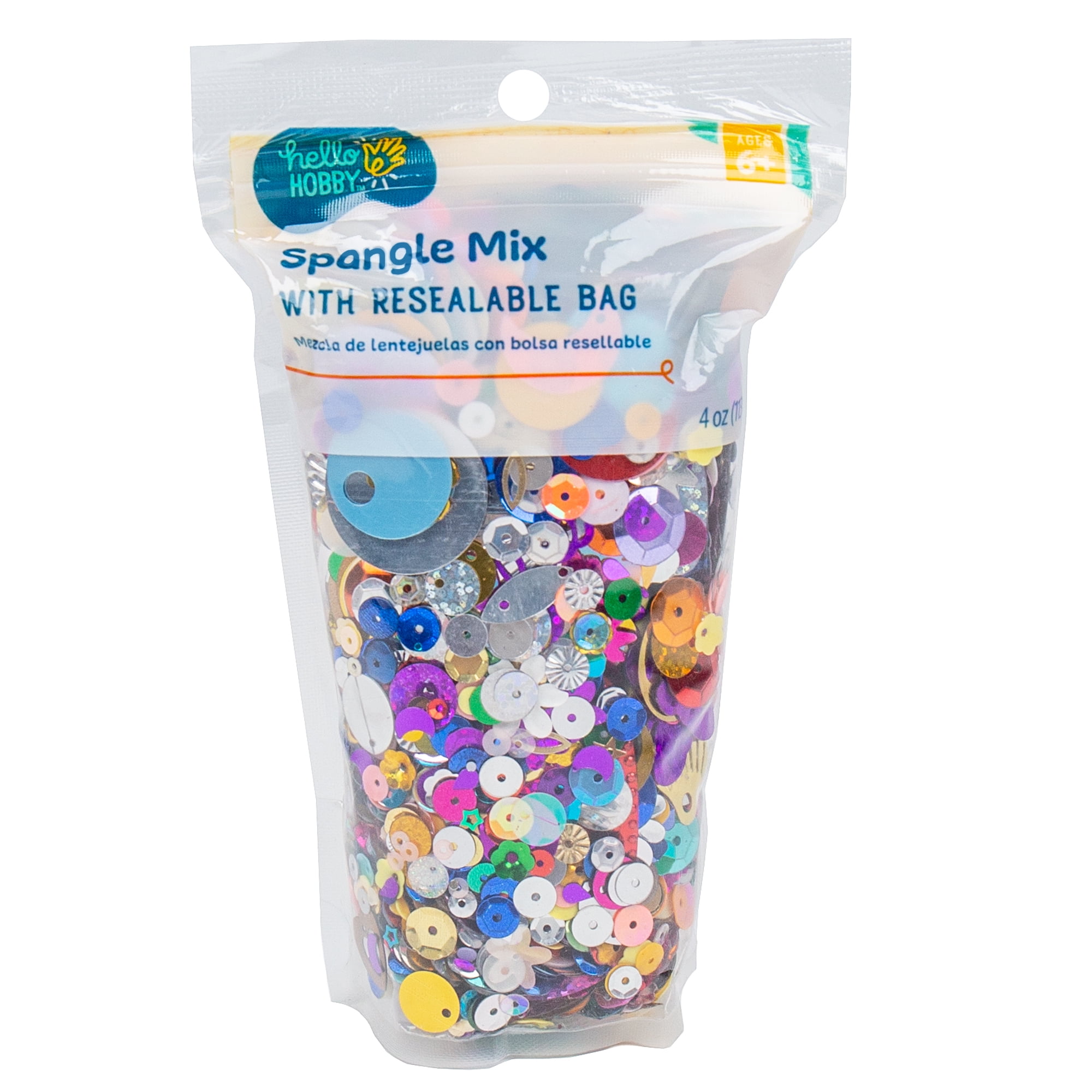 Hello Hobby Multicolor Spangle, Sequin & Confetti Mix, 4 oz., for ...
