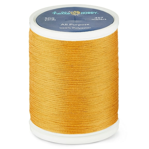 Hello Hobby Mustard Yellow All Purpose Thread AP500