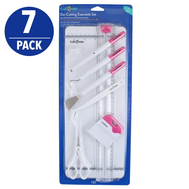 Hello Hobby Craft Vinyl Die-Cutting Accessory Tool Kit, Pink, 7
