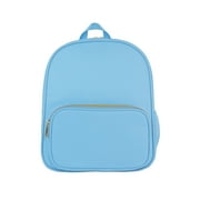 Nylon Backpack, Customizable Travel Book Bag for Crafts, School, and Everyday Use, Blue