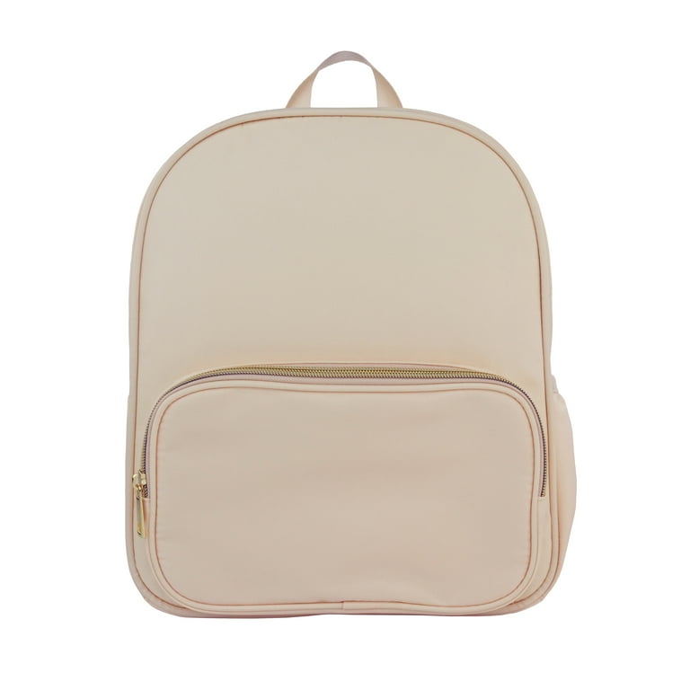 Hello Hobby Small Tan Nylon Backpack for Crafts School and Teen
