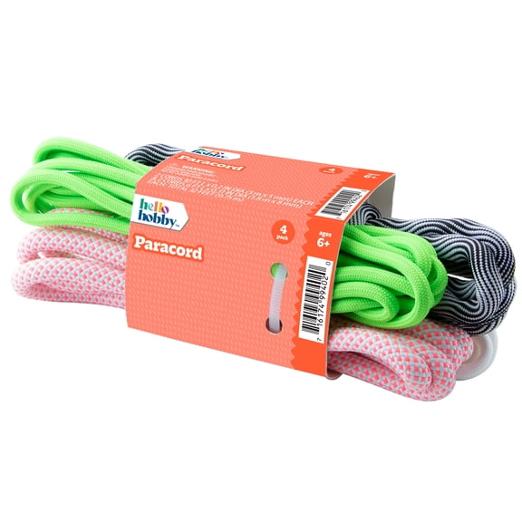Hello Hobby Designer Paracord Pack - Jewelry Stringing Material