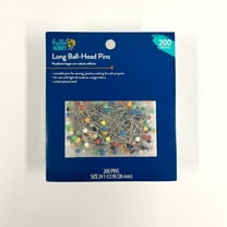 Hello Hobby Pins Ballhead 200 Count with Assorted Color, Size24, 38mm in Length