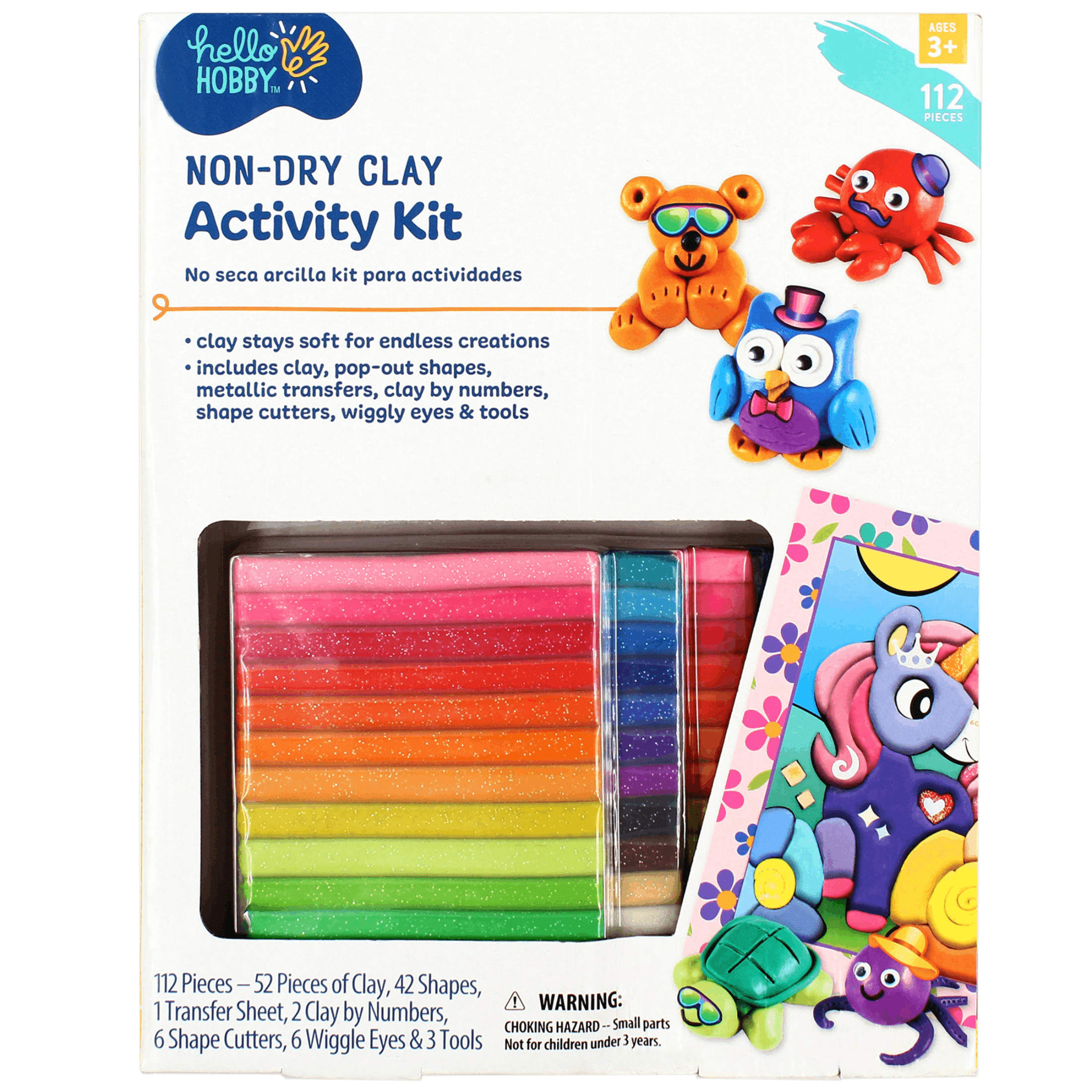 Modeling Clay Monsters Company Kids Crafts | Art Kits for Kids | Craft Kits  | Craft Set with Modeling Clay Tools | Gift Set for Kids Learning