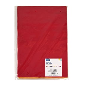 Hello Hobby Primary Multicolor Felt Sheets, 12 Pack for Sewing and Crafts
