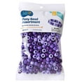 thumbnail image 1 of Hello Hobby Pony Bead Mix, Purple, 500 Pieces, Plastic Craft Beads for Jewelry Making and DIY Projects, 1 of 5