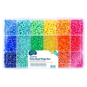 Hello Hobby - Rainbow Craft Bead Box - 3200 Pieces - USHH6671